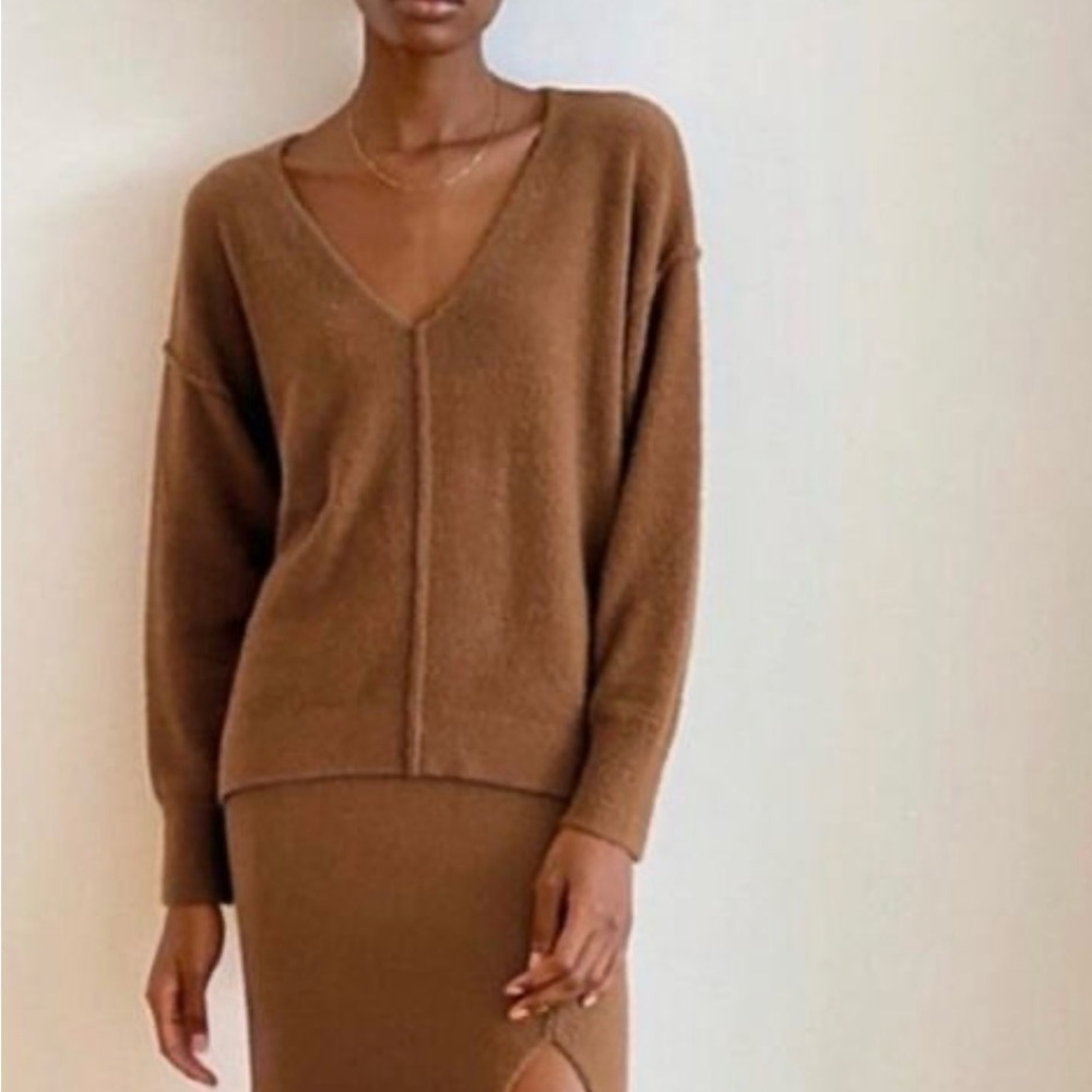 Wilfred Free Fox Fire Brown Sweater